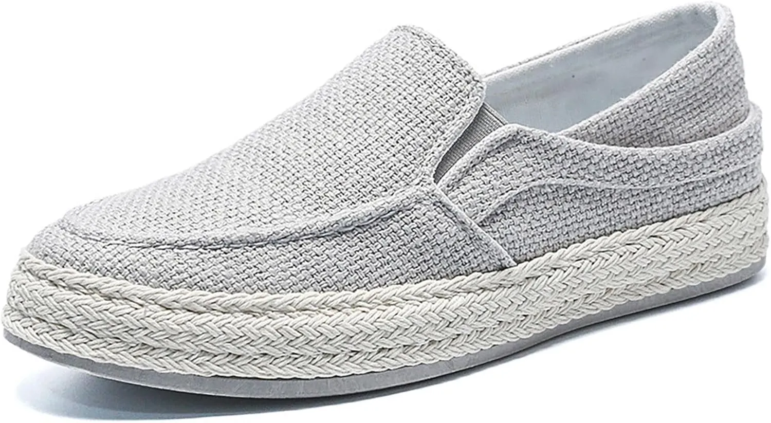 2022 Men's New Spring And Autumn Fisherman's Shoes Canvas Thick Soled Slip On Shoes Leather Tennis Shoes for Men Casual Slip