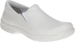 4705-11M Mens Slip-Resistant Leather Work Shoe White - Size 11