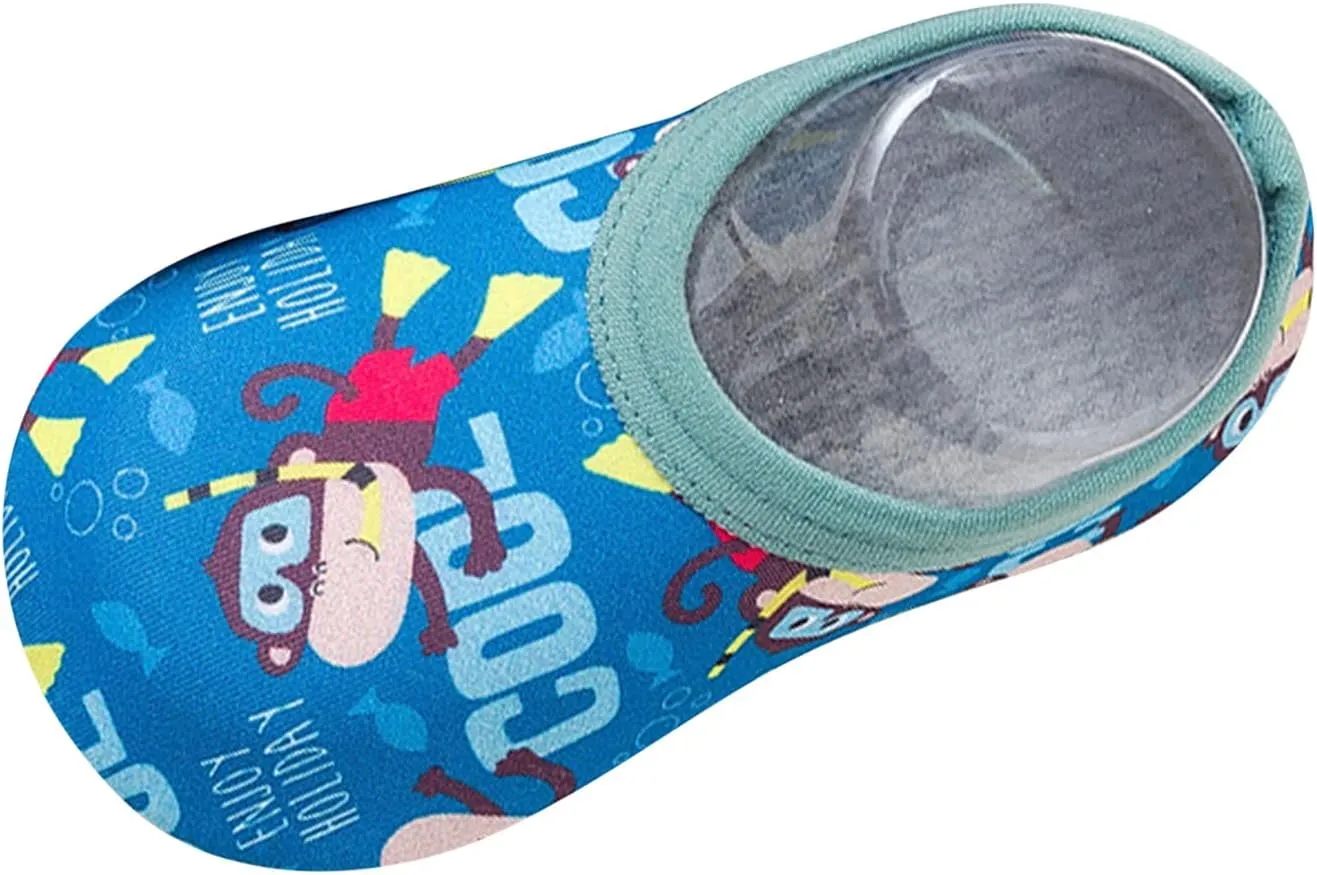 8 Toddler Shoes Girls Girls Kids Swim Aqua Socks Barefoot Non-Slip Shoes Baby Boys 18 24 Flashing Shoes
