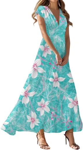 A-Line Sleeveless Dress Womens Pub Summer Comfort for Women Loose Print