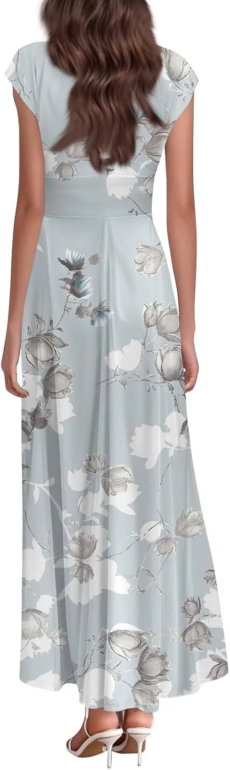 A-Line Sleeveless Dress Womens Pub Summer Comfort for Women Loose Print