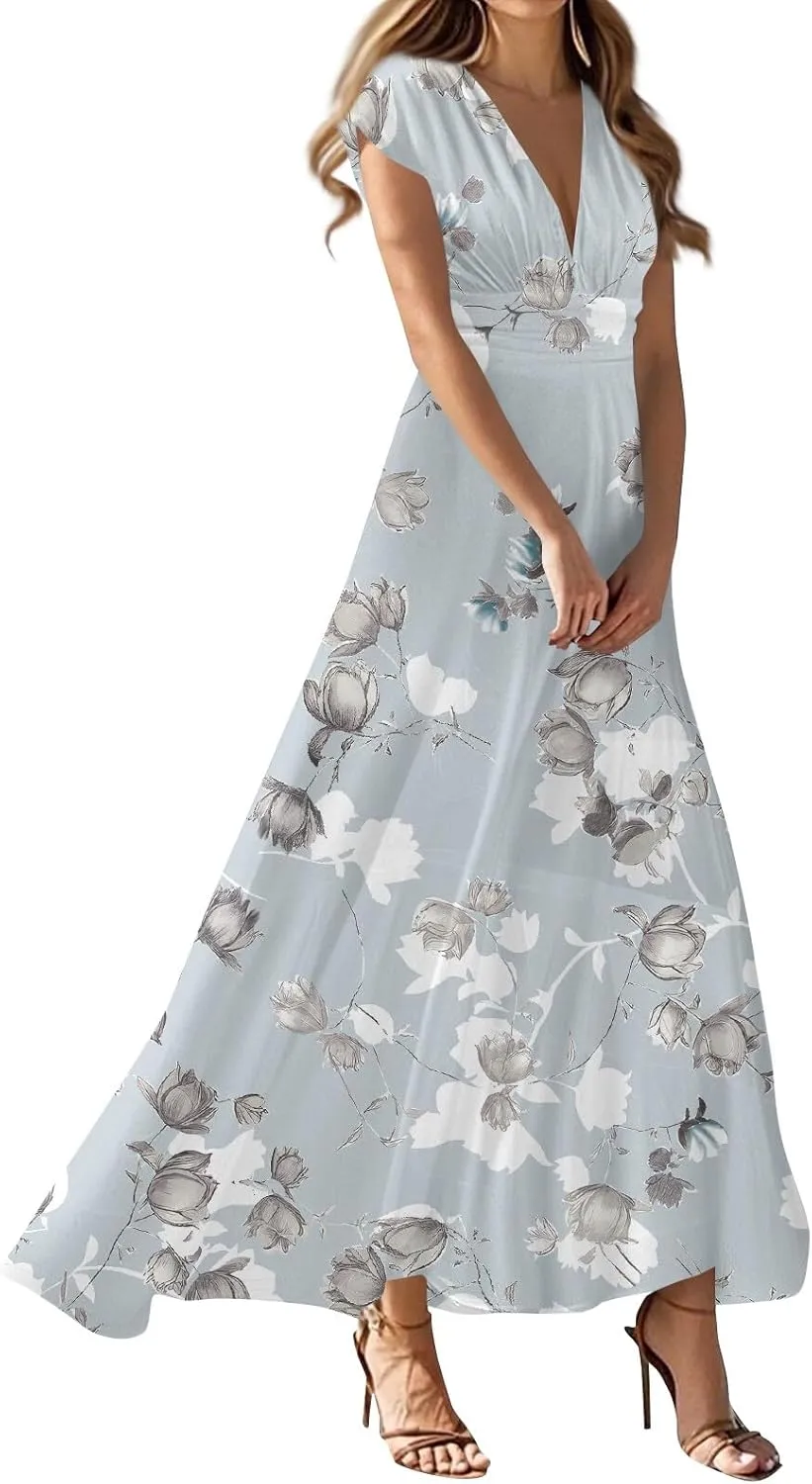 A-Line Sleeveless Dress Womens Pub Summer Comfort for Women Loose Print