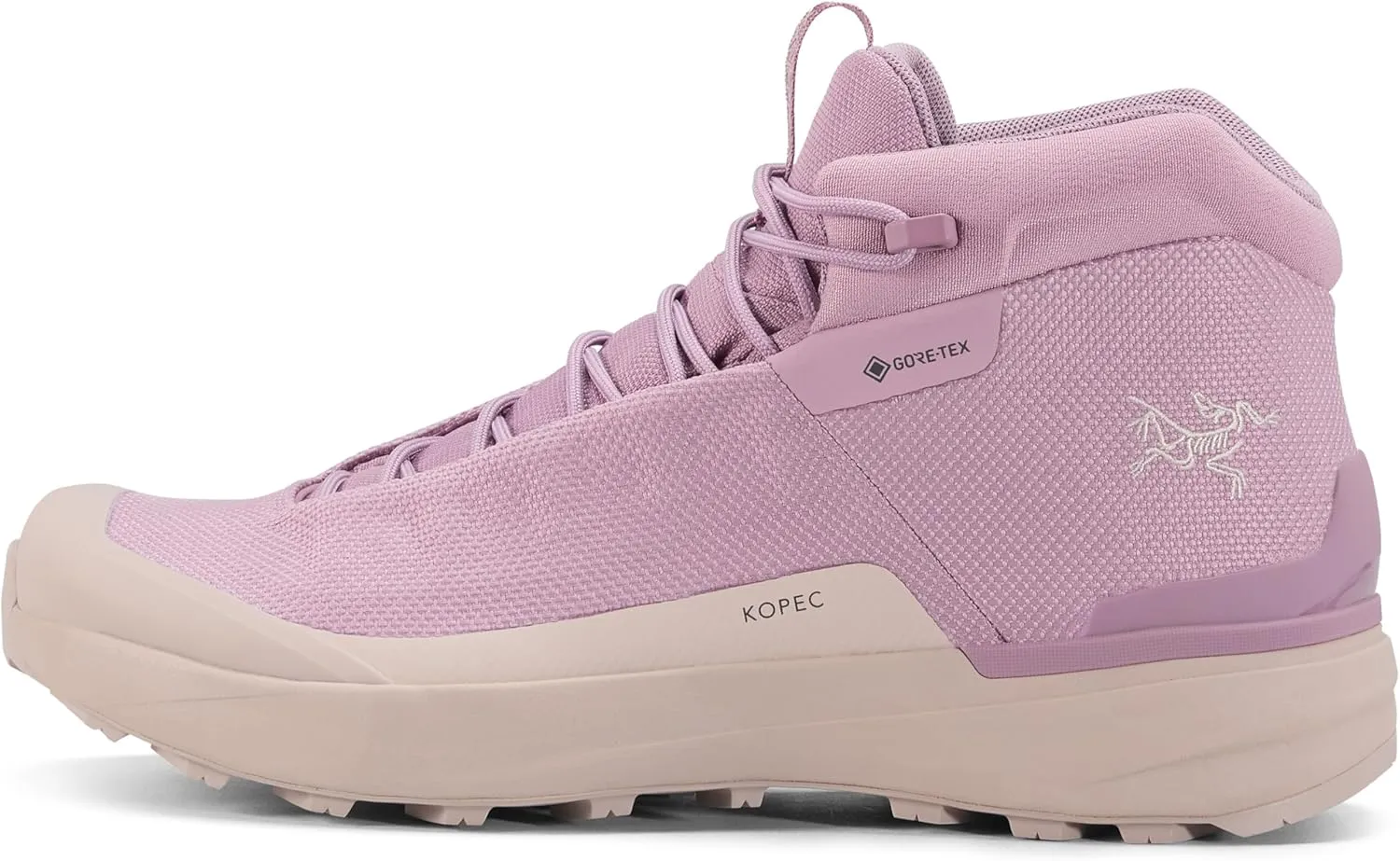 Arc'teryx Kopec Mid GTX Boot Womens | Mid-Height Trekking & Hiking Womens Shoes | Megagrip Outsole - Waterproof Shoe
