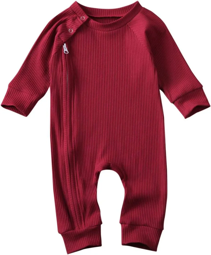 Baby Girl Boy Romper Bodysuit Solid Plain One Piece Jumpsuits Sleeveless One Piece Baby Clothes Outfits Summer