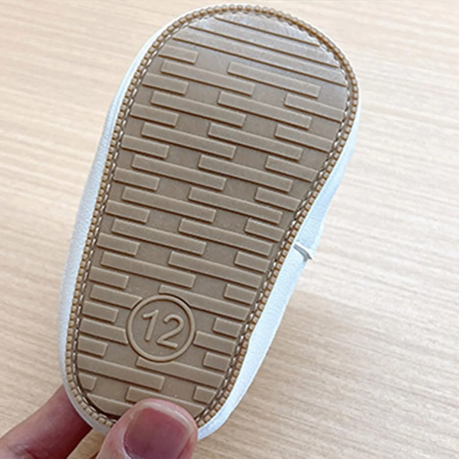 Baby High Ankle Hook & Loop Sneakers Anti-Slip Sole PU Leather Infant Newborn First Walking Crib Canvas Shoes