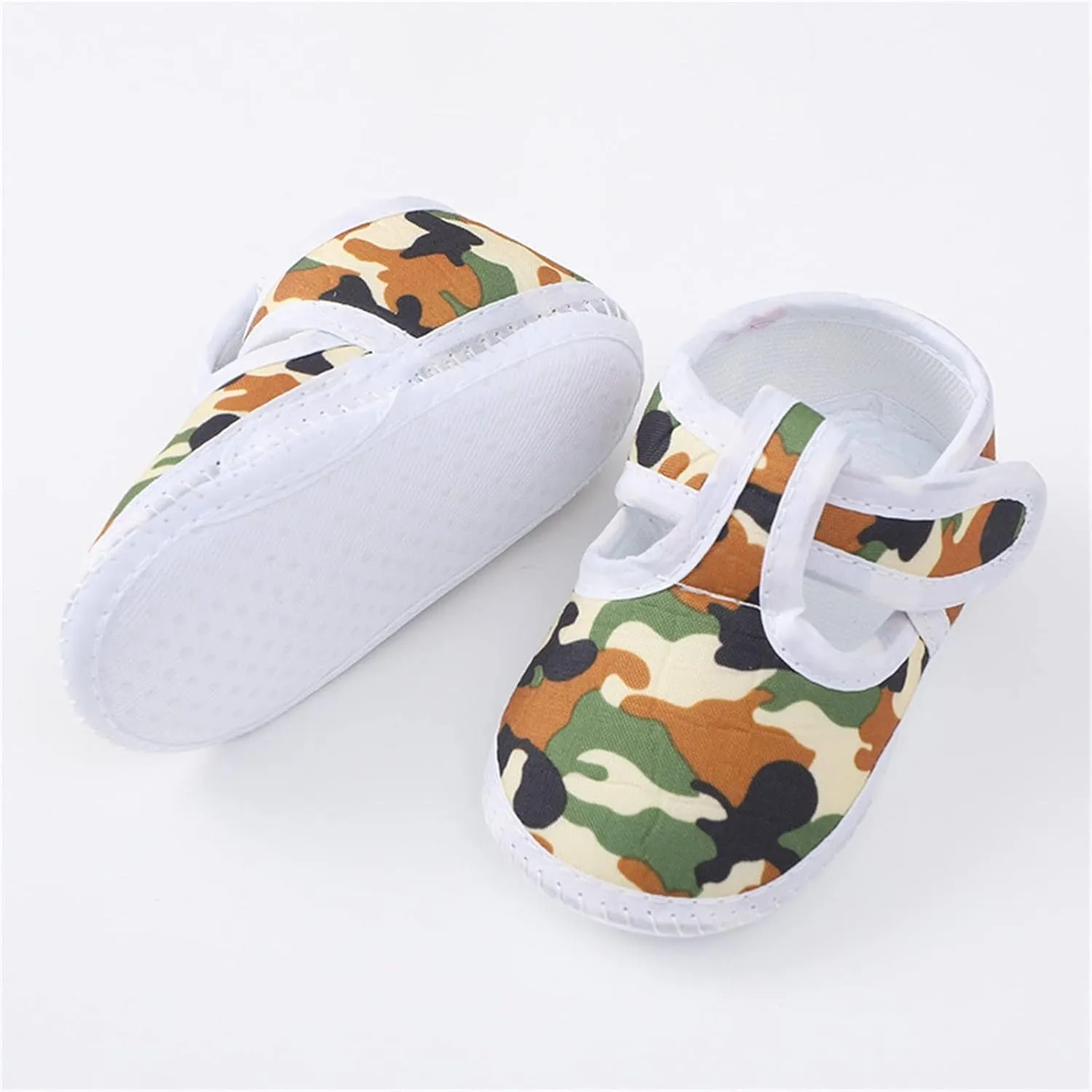 Baby Shoes Soft Sole Infant Shoes Camouflage Dress Flower Princess Shoes Infant Shoes Slip on Shoes Boys
