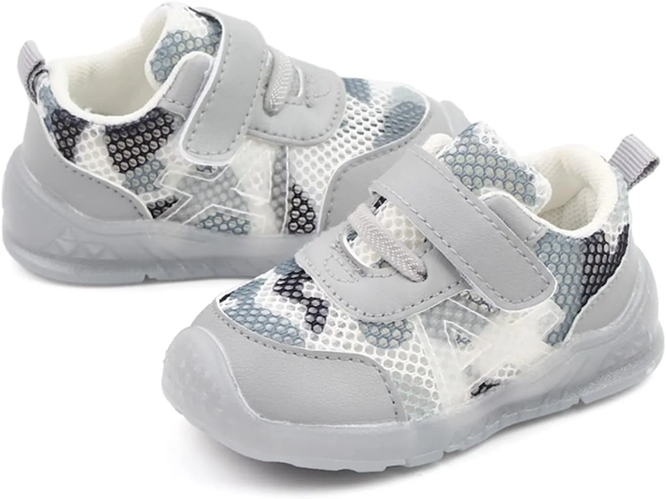 Baby Walking Sneaker Shoes Boy Girl Lightweight Non-Slip Sneakers, Comfortable Breathable Soft School Shoes Little Girls