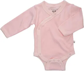 Babysoy Long Sleeve Kimono for Newborn, Infant, Unisex Baby - Cotton & Azlon - Side-Snap Baby Onesies, Long Sleeve Onesies