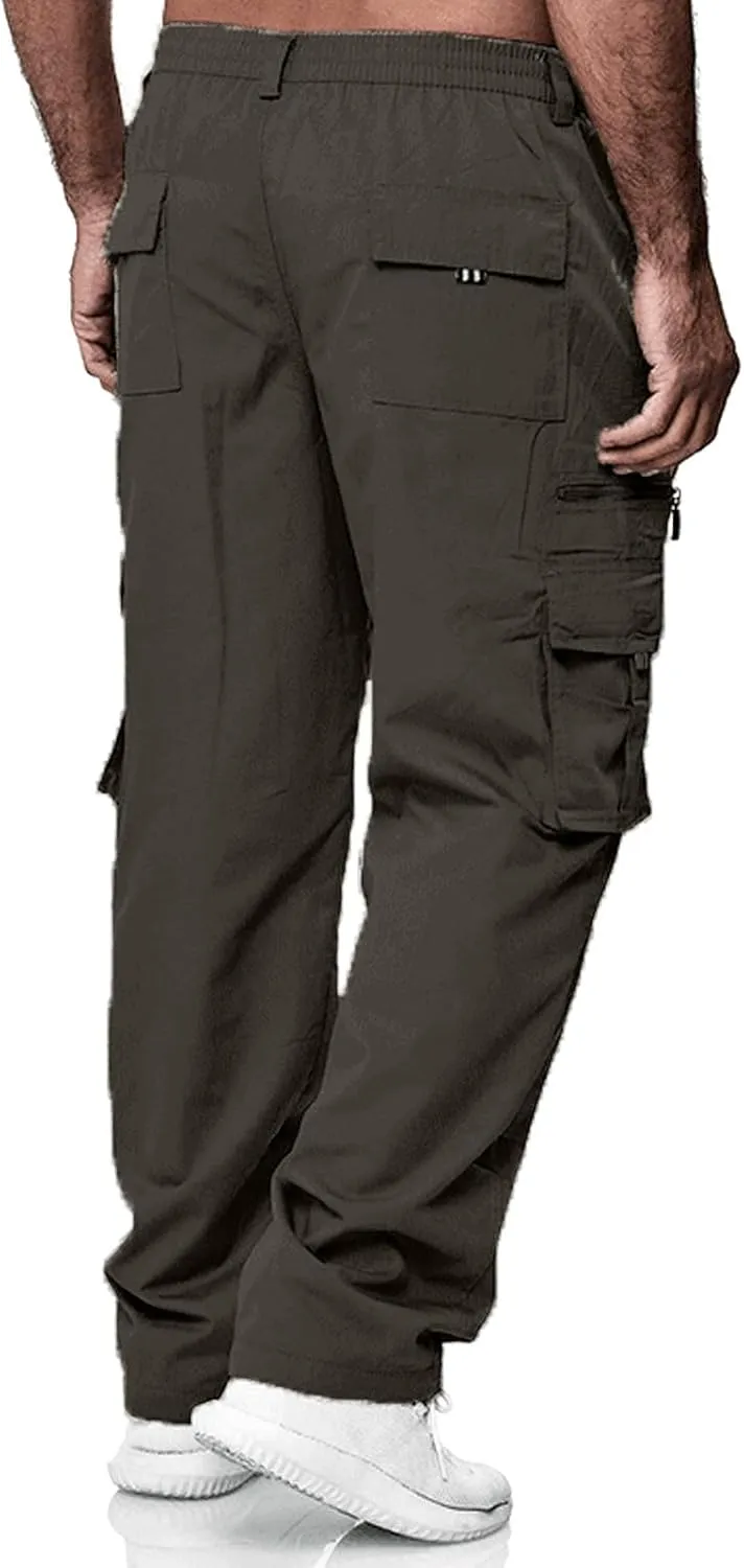 Big and Tall Cargo Pants for Men Sweatpants for Men Pants Cotton Sweatpants Fashion Joggers Sports Long Pants Trousers