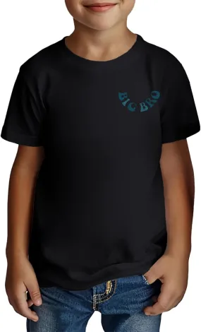 Big BRO Tshirt for Kids Boys Casual Short Sleeve Crewneck Tshirt Cute Letter Graphic Print Little Kids Top 3-13 Years