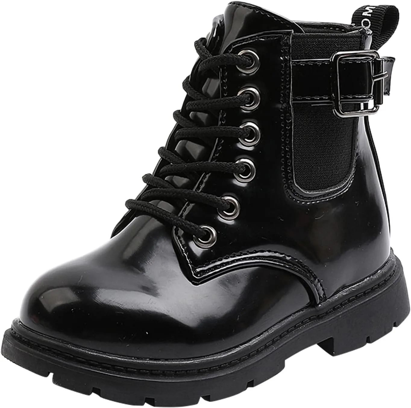 Boys and Girls Waterpoor Ankle Boots Short Boots Leather Shoes Toddler Boots Baby Winter (B, 3-3.5 Years Toddler)