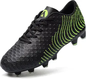 Boys Girls Soccer Cleats Kids Youth Firm Groud Soccer Shoes Athletic Outdoor Trainning Football Shoes Cleats