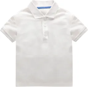 Boys Infant and Toddler Organi Cotton Short Sleeve Crew Neck T-Shirts Toddler Layering Tee Tops Cotton Tees