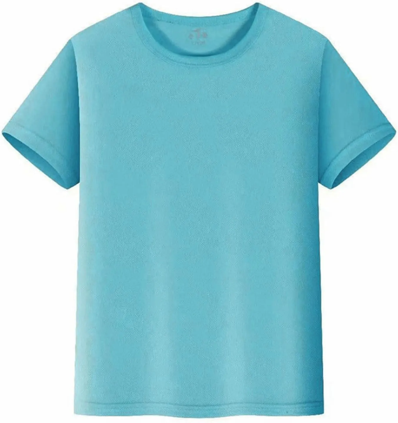 Boys Short Sleeve T Shirts Kids Summer Crewneck Loose Fit Basic Tee Tops Solid Color Casual Outfit Clothes for Children