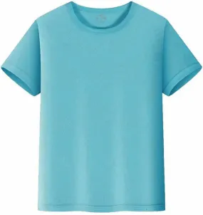 Boys Short Sleeve T Shirts Kids Summer Crewneck Loose Fit Basic Tee Tops Solid Color Casual Outfit Clothes for Children