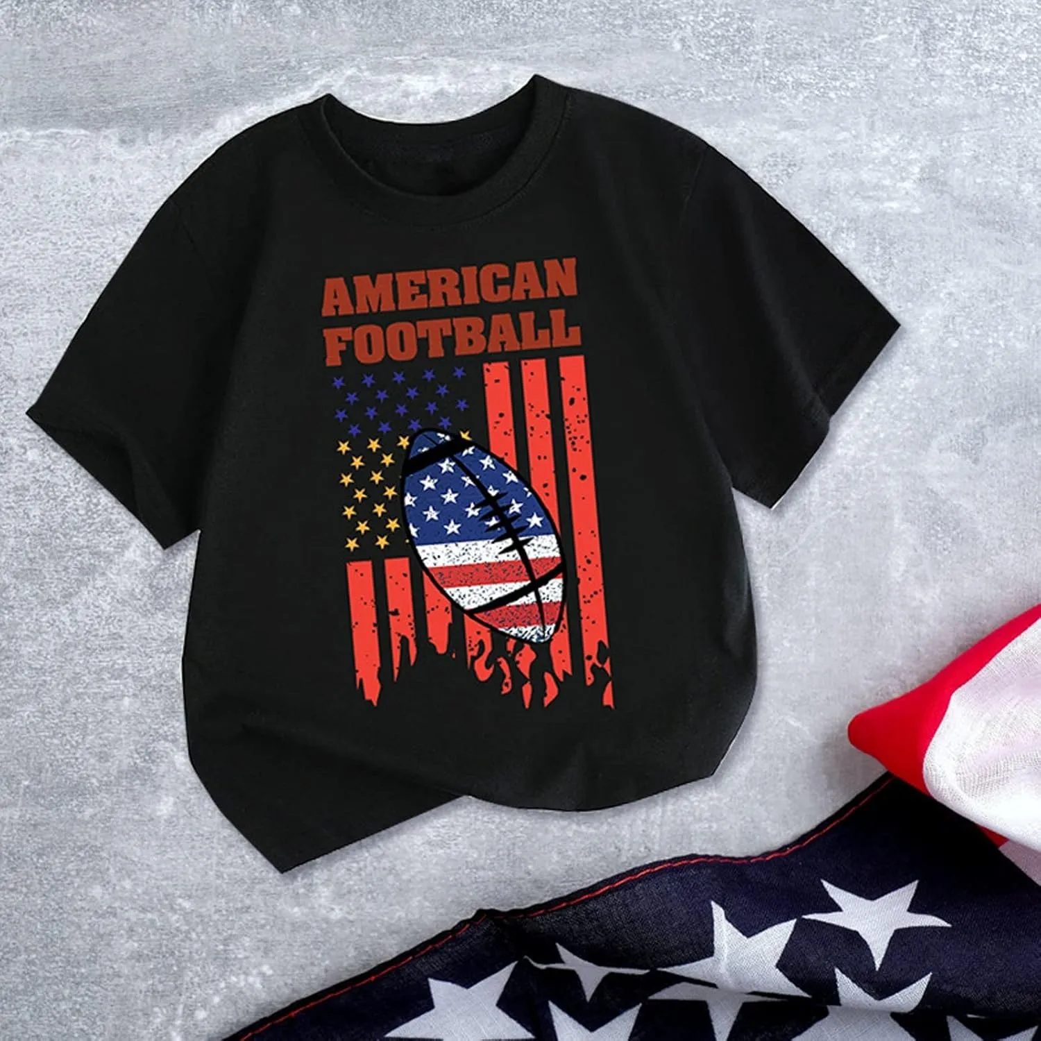 Boys Sleeveless Crewneck Summer Children's T Shirt Tops Kids Baby Girls Boys 4 of July Summer Short Basketball Sleeve