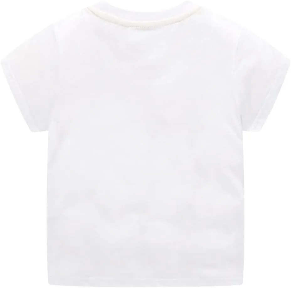 Boys T-Shirts Summer Short Sleeve Tees Tops Shirts Kids T-Shirts T Shirts for Boys Cotton T-Shirts