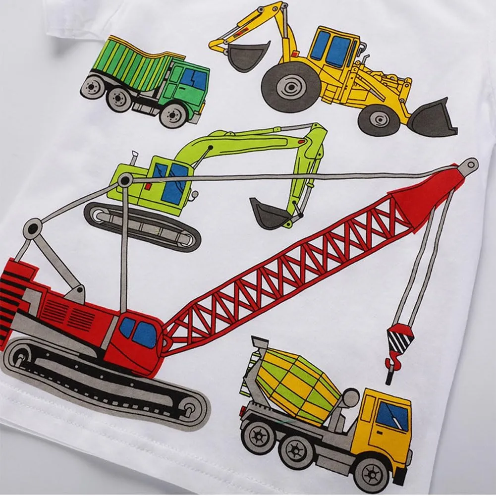 Boys T-Shirts Summer Short Sleeve Tees Tops Shirts Kids T-Shirts T Shirts for Boys Cotton T-Shirts