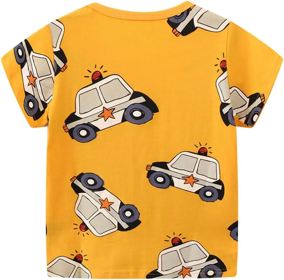 Boys T-Shirts Summer Short Sleeve Tees Tops Shirts Kids T-Shirts T Shirts for Boys Cotton T-Shirts