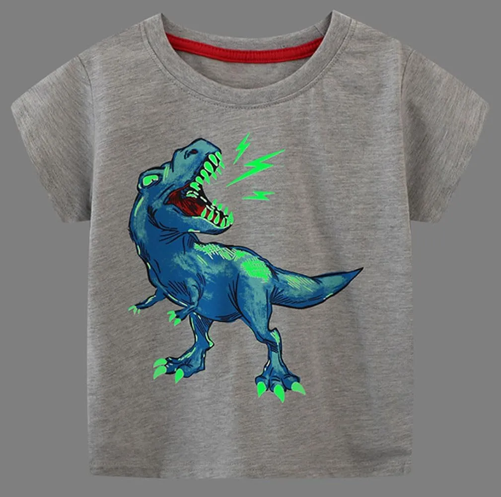 Boys T-Shirts Summer Short Sleeve Tees Tops Shirts Kids T-Shirts T Shirts for Boys Cotton T-Shirts
