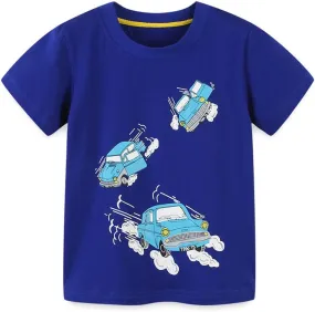 Boys T-Shirts Summer Short Sleeve Tees Tops Shirts Kids T-Shirts T Shirts for Boys Cotton T-Shirts