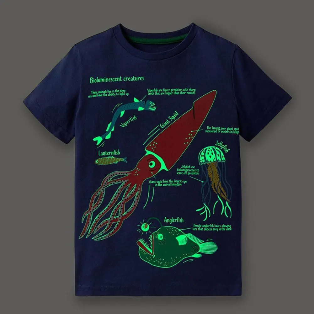 Boys T-Shirts Summer Short Sleeve Tees Tops Shirts Kids T-Shirts T Shirts for Boys Cotton T-Shirts