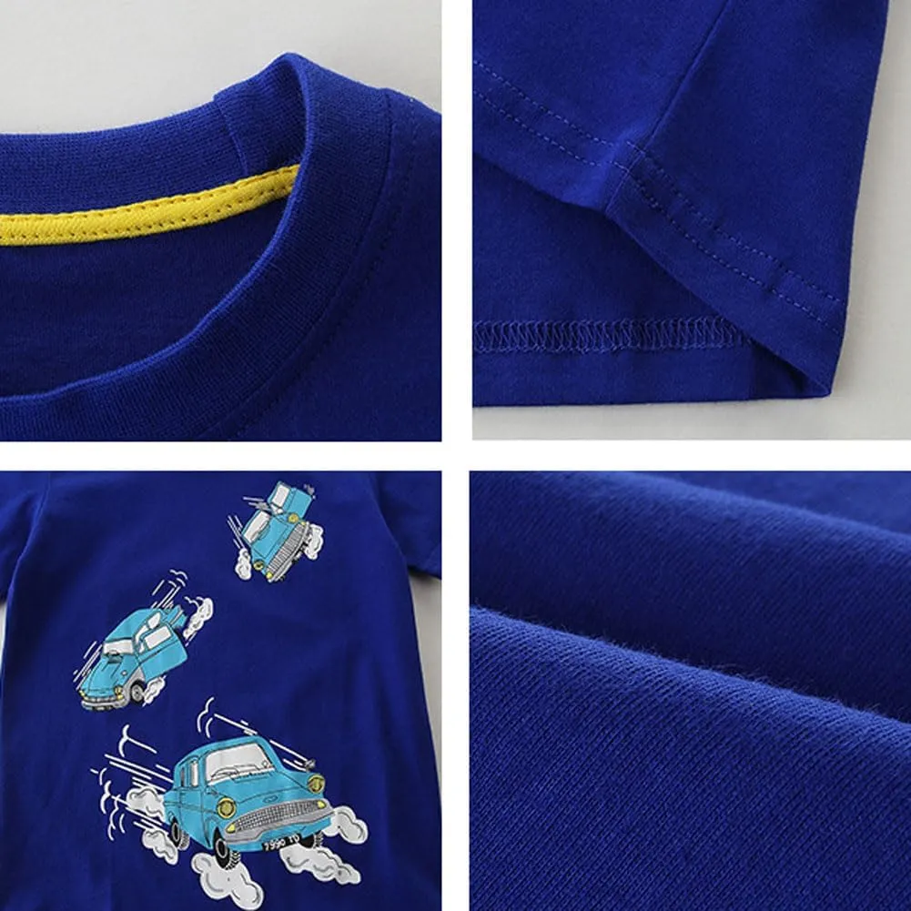 Boys T-Shirts Summer Short Sleeve Tees Tops Shirts Kids T-Shirts T Shirts for Boys Cotton T-Shirts