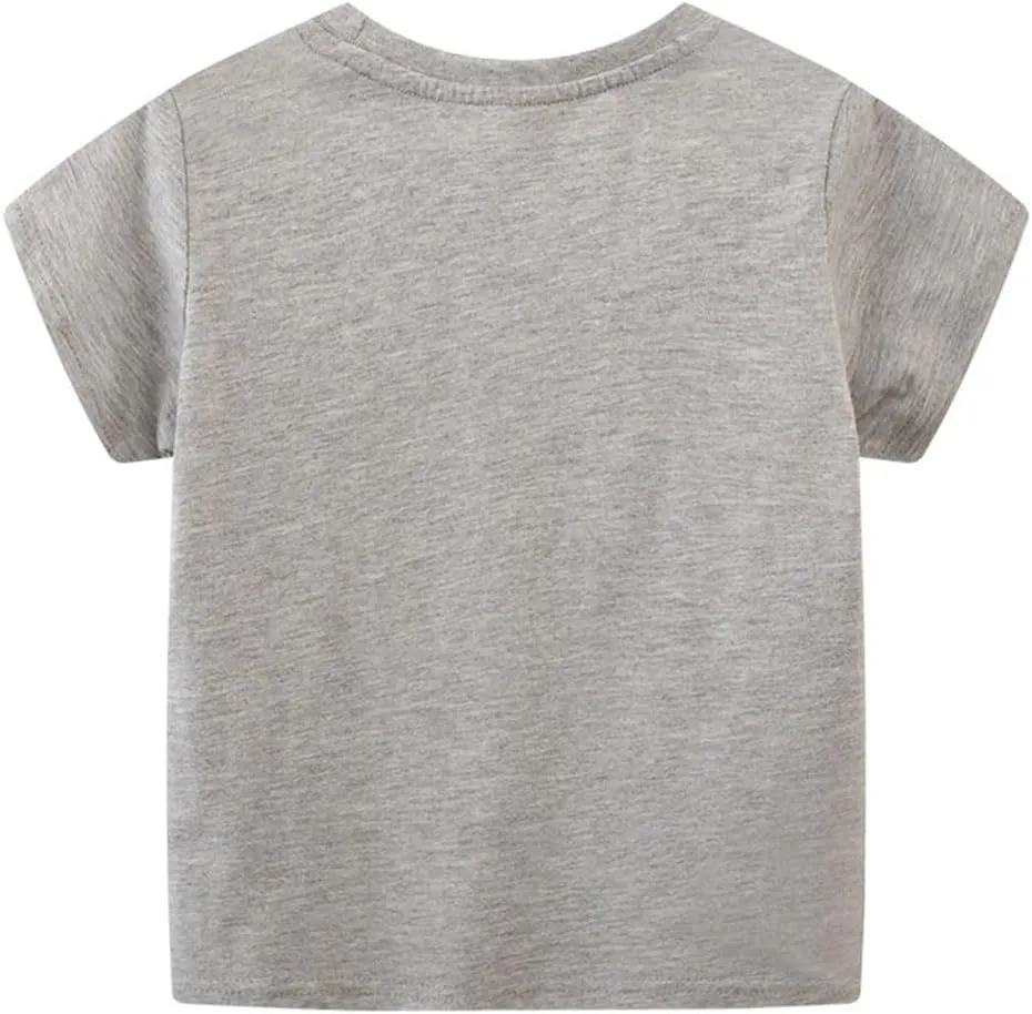 Boys T-Shirts Summer Short Sleeve Tees Tops Shirts Kids T-Shirts T Shirts for Boys Cotton T-Shirts