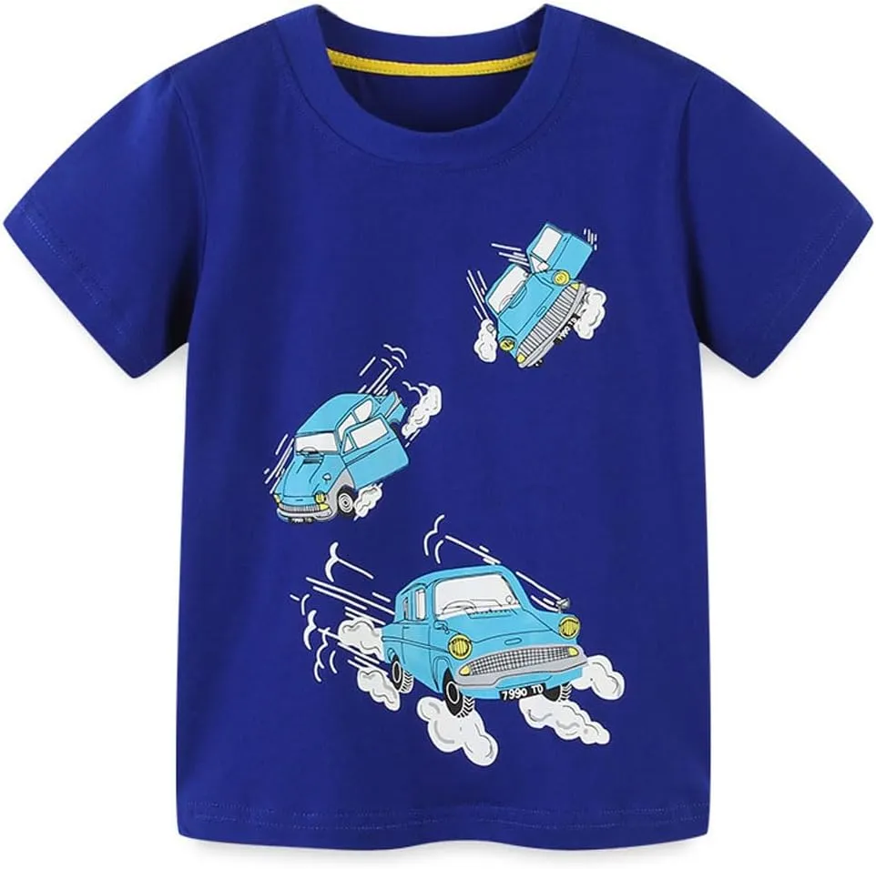Boys T-Shirts Summer Short Sleeve Tees Tops Shirts Kids T-Shirts T Shirts for Boys Cotton T-Shirts