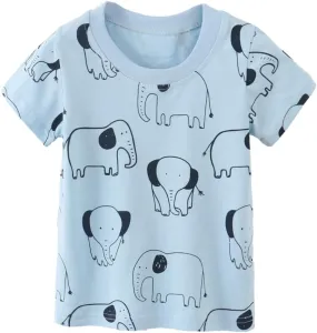 Boys T-Shirts Summer T-Shirts Short Sleeve T Shirts Tees Tops Shirts Kids T-Shirts for Boys Cotton Casual T- Shirts-116