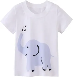 Boys T-Shirts Summer T-Shirts Short Sleeve T Shirts Tees Tops Shirts Kids T-Shirts for Boys Cotton Casual T- Shirts-116