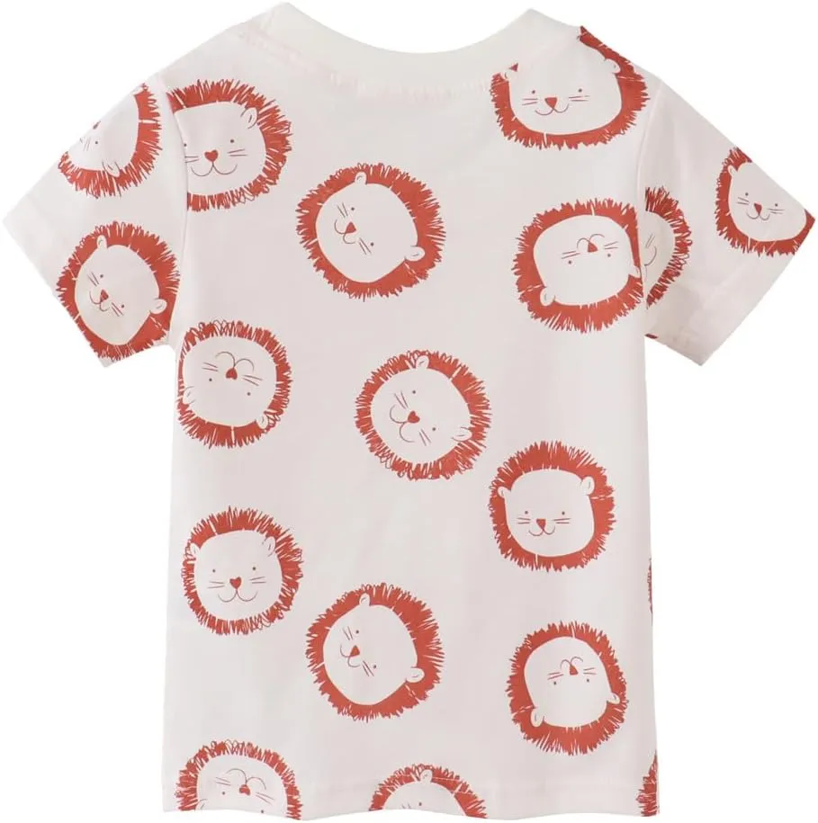 Boys T-Shirts Summer T-Shirts Short Sleeve T Shirts Tees Tops Shirts Kids T-Shirts for Boys Cotton Casual T- Shirts-1