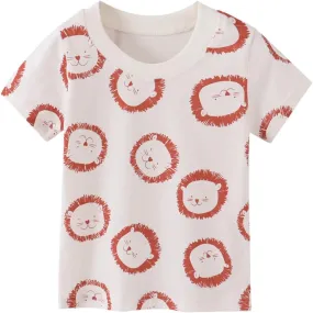Boys T-Shirts Summer T-Shirts Short Sleeve T Shirts Tees Tops Shirts Kids T-Shirts for Boys Cotton Casual T- Shirts-1