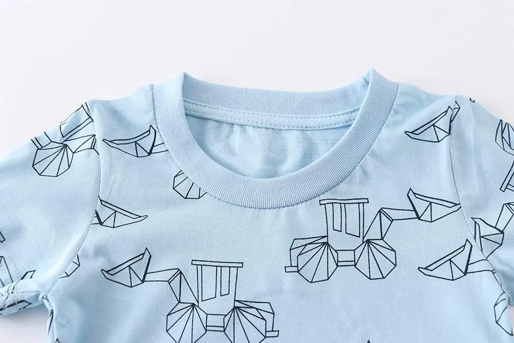Boys T-Shirts Summer T-Shirts Short Sleeve T Shirts Tees Tops Shirts Kids T-Shirts for Boys Cotton Casual T- Shirts-1