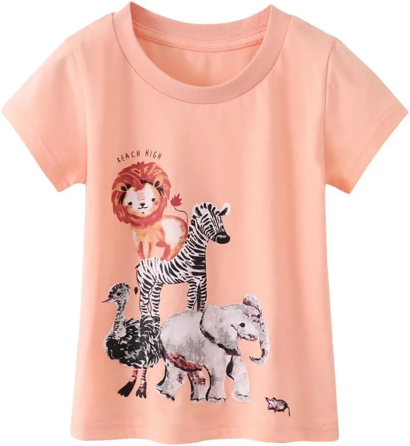 Boys T-Shirts Summer T-Shirts Short Sleeve T Shirts Tees Tops Shirts Kids T-Shirts for Boys Cotton Casual T- Shirts-1