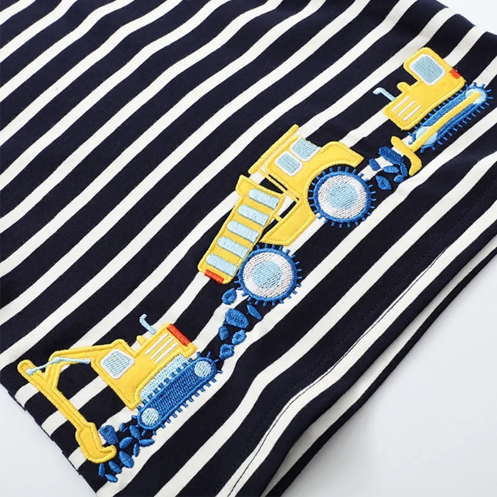 Boys T Shirts Summer T-Shirts Short Sleeve T Shirts Tees Tops Shirts Kids T-Shirts for Boys Cotton T-Shirts-113