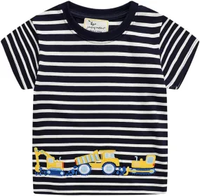 Boys T Shirts Summer T-Shirts Short Sleeve T Shirts Tees Tops Shirts Kids T-Shirts for Boys Cotton T-Shirts-113