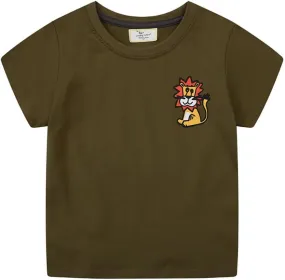 Boys T Shirts Summer T-Shirts Short Sleeve T Shirts Tees Tops Shirts Kids T-Shirts for Boys Cotton T-Shirts-127