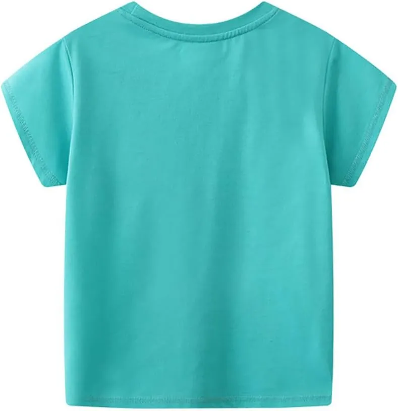 Boys T Shirts Summer T-Shirts Short Sleeve T Shirts Tees Tops Shirts Kids T-Shirts for Boys Cotton T-Shirts-190