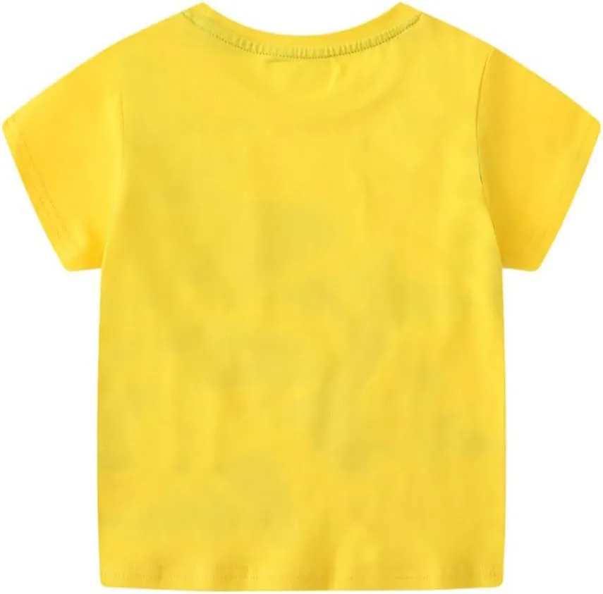 Boys T Shirts Summer T-Shirts Short Sleeve T Shirts Tees Tops Shirts Kids T-Shirts for Boys Cotton T-Shirts-1