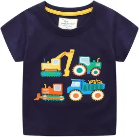 Boys T Shirts Summer T-Shirts Short Sleeve T Shirts Tees Tops Shirts Kids T-Shirts for Boys Cotton T-Shirts-22