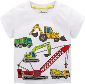 Boys T Shirts Summer T-Shirts Short Sleeve T Shirts Tees Tops Shirts Kids T-Shirts for Boys Cotton T-Shirts-29
