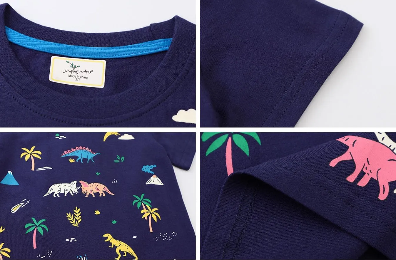Boys T Shirts Summer T-Shirts Short Sleeve T Shirts Tees Tops Shirts Kids T-Shirts for Boys Cotton T-Shirts-50