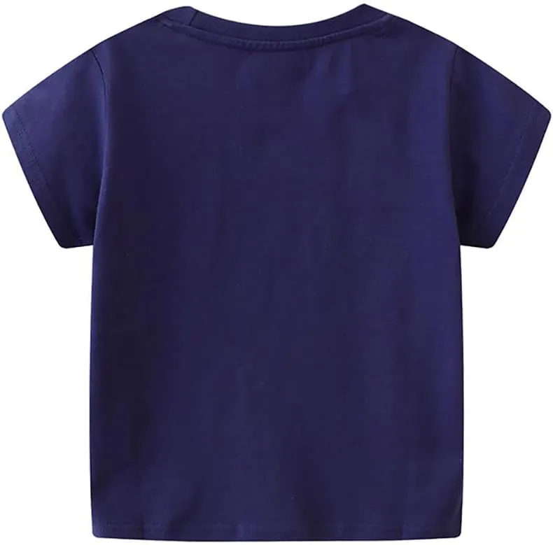 Boys T Shirts Summer T-Shirts Short Sleeve T Shirts Tees Tops Shirts Kids T-Shirts for Boys Cotton T-Shirts-50