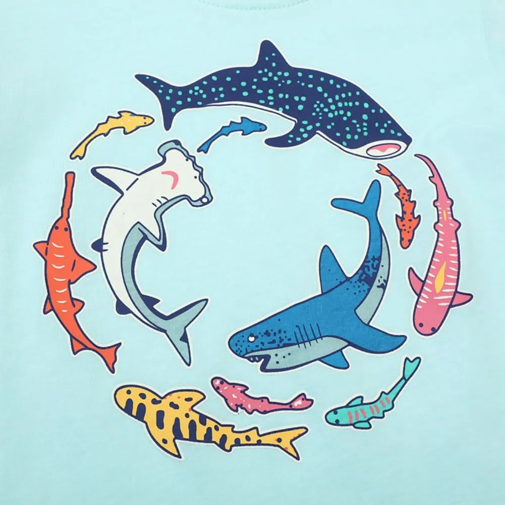 Boys T Shirts Summer T-Shirts Short Sleeve T Shirts Tees Tops Shirts Kids T-Shirts for Boys Cotton T-Shirts-57