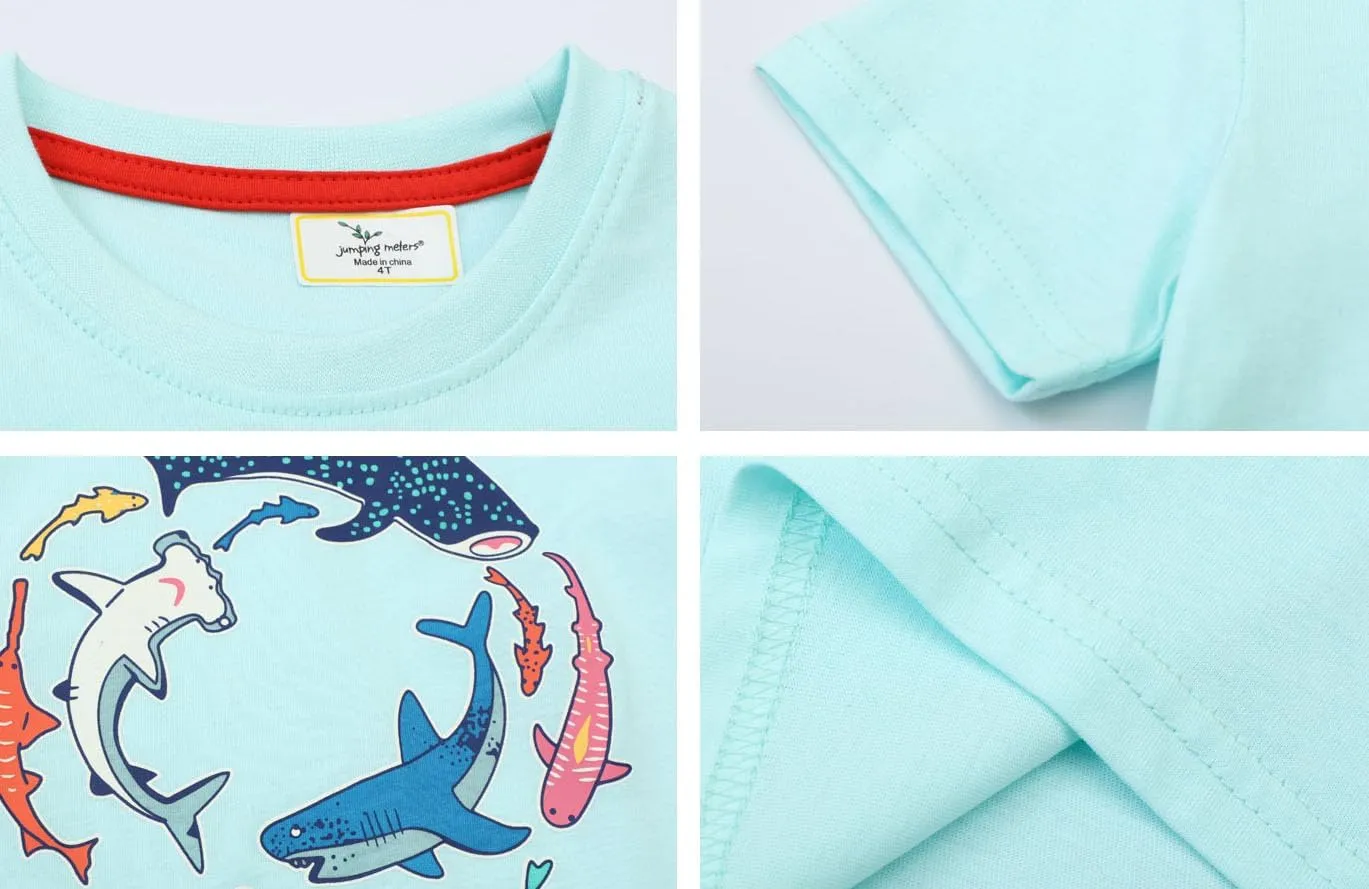 Boys T Shirts Summer T-Shirts Short Sleeve T Shirts Tees Tops Shirts Kids T-Shirts for Boys Cotton T-Shirts-57