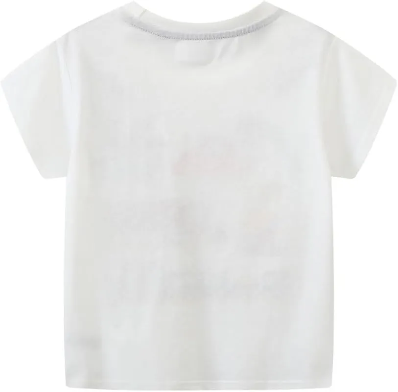 Boys T Shirts Summer T-Shirts Short Sleeve T Shirts Tees Tops Shirts Kids T-Shirts for Boys Cotton T-Shirts-85