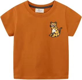 Boys T Shirts Summer T-Shirts Short Sleeve T Shirts Tees Tops Shirts Kids T-Shirts for Boys Cotton T-Shirts-92