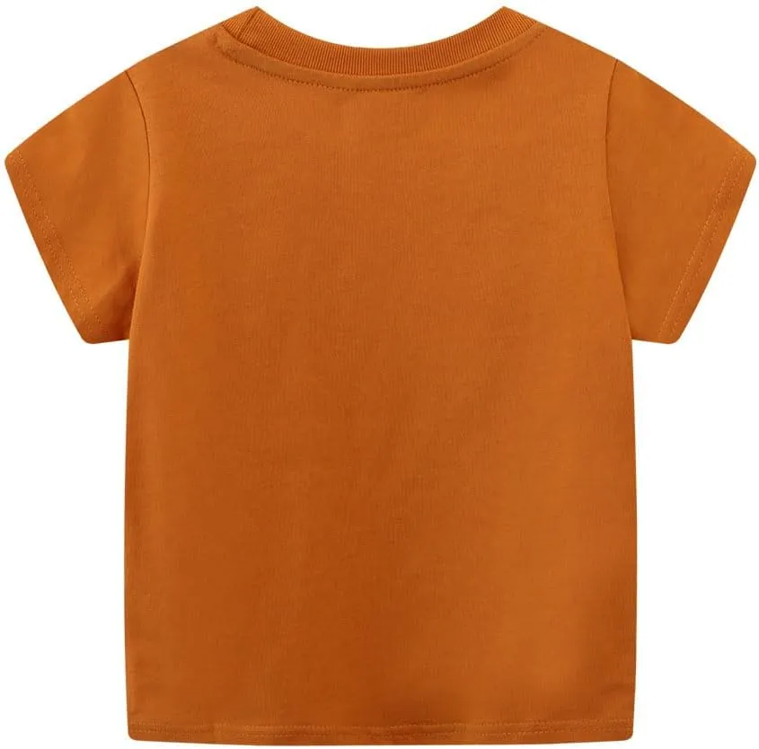 Boys T Shirts Summer T-Shirts Short Sleeve T Shirts Tees Tops Shirts Kids T-Shirts for Boys Cotton T-Shirts-92