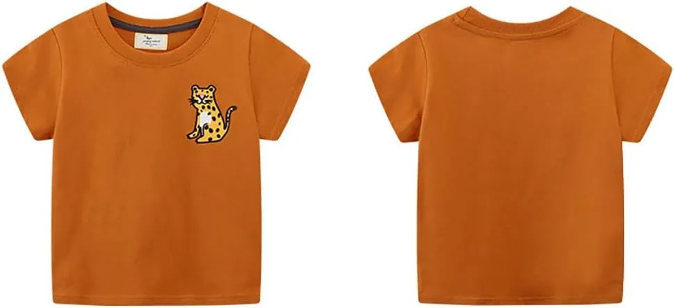 Boys T Shirts Summer T-Shirts Short Sleeve T Shirts Tees Tops Shirts Kids T-Shirts for Boys Cotton T-Shirts-92